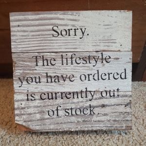 Rustic Wood Sign